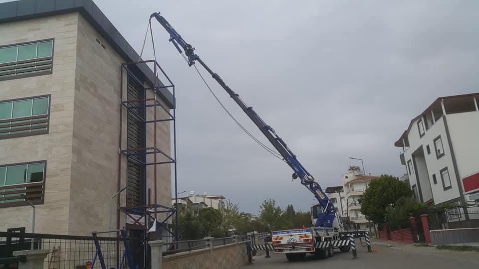 Sepetli Vinçle Baca Temizliği ve Bakımı